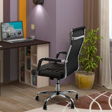 Homall Mid-Back Faux Leather Office Desk Chair Executive Conference Task Chair with Arms