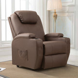 Homall Power Lift Recliner Chair PU Leather for Elderly with Massage and Heating Ergonomic