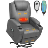 Homall Power Lift Recliner Chair PU Leather for Elderly with Massage and Heating Ergonomic