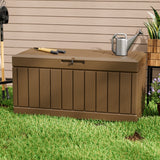 Homall 82 Gallon Outdoor Storage in Resin Deck Box