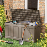 Homall 82 Gallon Outdoor Storage in Resin Deck Box