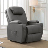 Homall Power Lift Recliner Chair PU Leather for Elderly with Massage and Heating Ergonomic