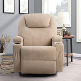 Homall Heated Swivel Rocking Recliner Chair Massage 360 Swivel Rocker Recliner Living Room Chair Home Theater Seating Heated