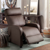 Homall Recliner Chair Padded Seat Pu Leather for Living Room Single Sofa Recliner Modern Recliner Seat Club Chair Home Theater Seating