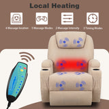 Homall Heated Swivel Rocking Recliner Chair Massage 360 Swivel Rocker Recliner Living Room Chair Home Theater Seating Heated