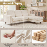 Homall Cloud Modular Sectional Sofa 3 Seat L-Shaped Cloud Oversized Sofa Couch for Living Room, Apartment and Small Space
