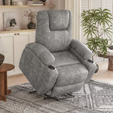 Homall Power Lift Recliner Chair Massage Designed Leathaire Fabric Single Sofa Specifically for Nursing