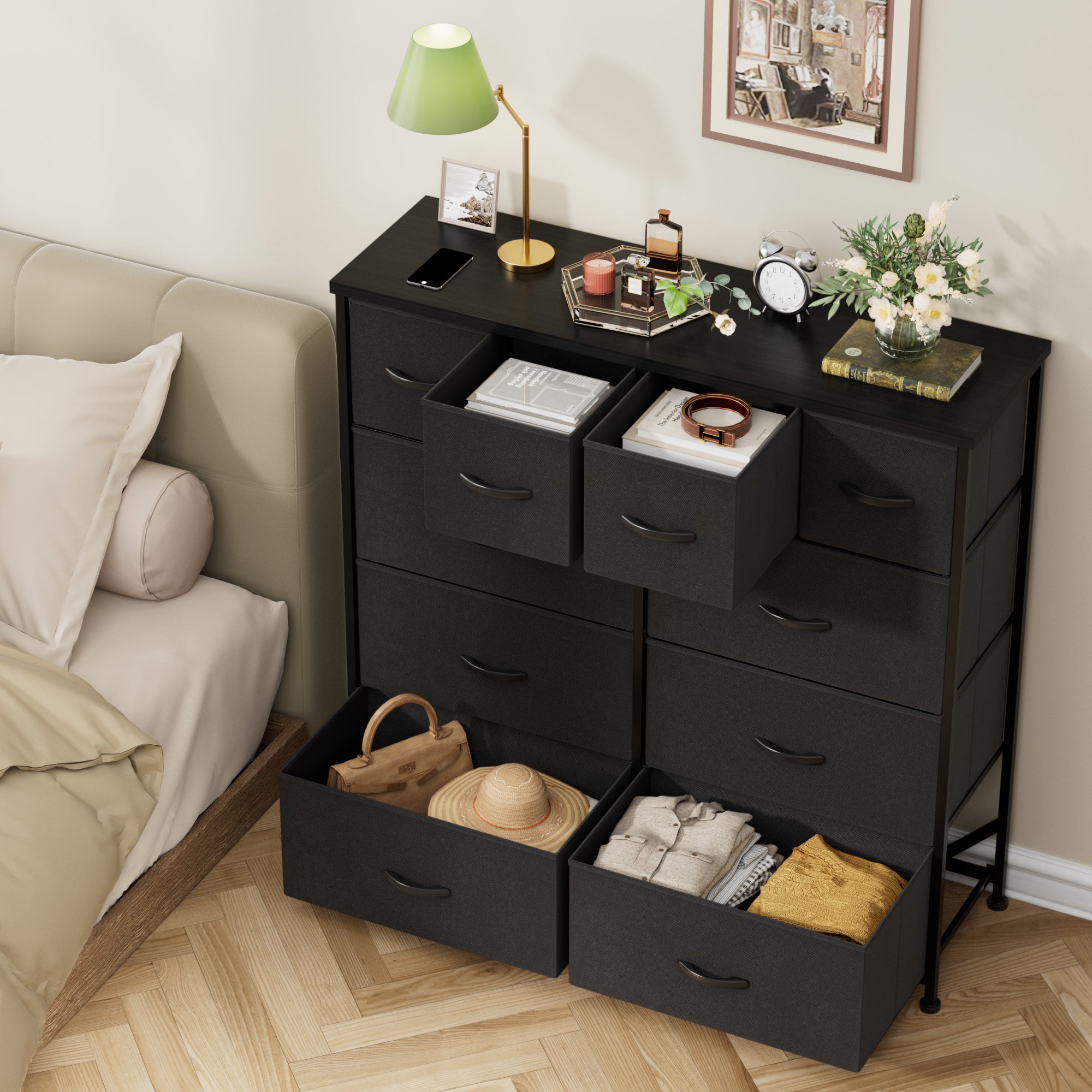 Homall 10 Drawer Dressers for Bedroom Fabric Chest of Drawers Storage – homalldirect Homall 10 Drawer Dressers for Bedroom Fabric Chest of Drawers Storage – homalldirect