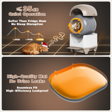 Homall Self-Cleaning Cat Litter Box with App Control, Safety Protection, WiFi, Automatic, Waste Bags