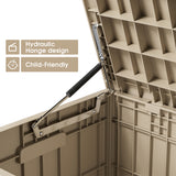 Homall 82 Gallon Outdoor Storage in Resin Deck Box