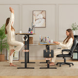Homall Electric Standing Desk, Height Adjustable Desk with Memory Preset and Phone Stand, White