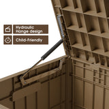 Homall 82 Gallon Outdoor Storage in Resin Deck Box