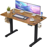 Homall Electric Standing Desk, Height Adjustable Desk with Memory Preset and Phone Stand, White