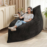 Homall Adult Giant Togo Bean Bag Chair 3-in-1 Boneless Floor Lounge Bean Bag Chair with Corduroy Cover for Bedroom
