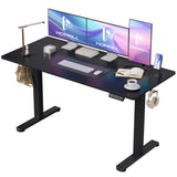 Homall Electric Standing Desk, Height Adjustable Desk with Memory Preset and Phone Stand, White