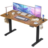 Homall Electric Standing Desk, Height Adjustable Desk with Memory Preset and Phone Stand, White