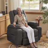 Homall Power Lift Recliner Chair Massage Designed Leathaire Fabric Single Sofa Specifically for Nursing