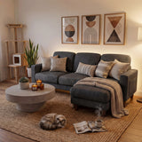 Homall Cloud Modular Sectional Sofa 3 Seat L-Shaped Cloud Oversized Sofa Couch for Living Room, Apartment and Small Space