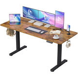 Homall Electric Standing Desk, Height Adjustable Desk with Memory Preset and Phone Stand, White