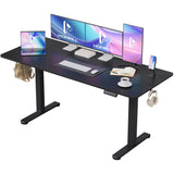 Homall Electric Standing Desk, Height Adjustable Desk with Memory Preset and Phone Stand, White