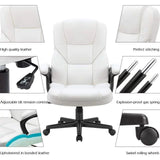 Homall Faux Leather High-Back Executive Office Chair with Lumbar Support