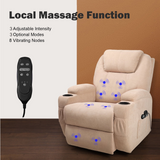 Homall Swivel Rocker Recliner with Massage