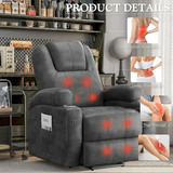 Homall Lift Recliner Comfy Chair Power Massage Electric Recliner Chairs for Adults,Blck