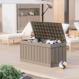 Homall 82 Gallon Outdoor Storage in Resin Deck Box