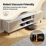 Homall 65 Inch Modern TV Stand,Wood Entertainment Center with Storage Drawers & Cable Management for Living Room
