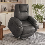 Homall Power Lift Recliner Chair Massage Designed Leathaire Fabric Single Sofa Specifically for Nursing
