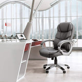 Homall High Back Faux Leather Executive Office Desk Chair with Lumbar Support