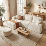 Homall Modular Corduroy Sofa, Sectional Couch with Convertible Modules, Modern Minimalist Sofa Set for Living Room, Freely Combinable Sofa Furniture