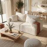 Homall Modular Corduroy Sofa, Sectional Couch with Convertible Modules, Modern Minimalist Sofa Set for Living Room, Freely Combinable Sofa Furniture