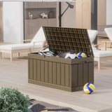 Homall 82 Gallon Outdoor Storage in Resin Deck Box