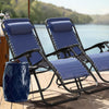 Lacoo 2 Zero Gravity Chair Patio Outdoor Foldable Lawn Lounge Chair Reclining Chair with Adjustable Pillow for Graden, Patio,Beach , Blue