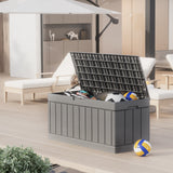 Homall 82 Gallon Outdoor Storage in Resin Deck Box
