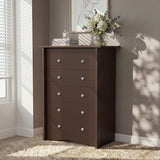 Homall 6 Drawer Dresser for Bedroom, 47'' Wide Wood Double Chest of Drawers with Metal Handles, Storage Cabinet Organizer for Living Room