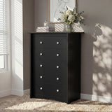 Homall 6 Drawer Dresser for Bedroom, 47'' Wide Wood Double Chest of Drawers with Metal Handles, Storage Cabinet Organizer for Living Room
