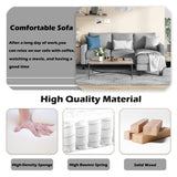 HOMALL Convertible Sectional Sofa Couch, L-Shaped Couch with Reversible Chaise, Modern Linen Fabric Couches for Living Room, Apartment and Small Space