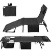 Homall Outdoor Lounge Chair Foldable Chair Adjustable Height Patio Lounge Chair,Suitable for Beach,Lawn and Pool