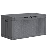 Homall 100 Gallon Outdoor Box Deck Plastic Resin Storage Box