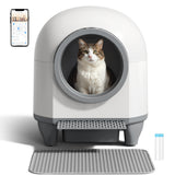 Homall Self-Cleaning Cat Litter Box with App Control, Safety Protection, WiFi, Automatic, Waste Bags