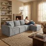 Homall Modular Corduroy Sofa, Sectional Couch with Convertible Modules, Modern Minimalist Sofa Set for Living Room, Freely Combinable Sofa Furniture