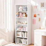 Homall 6-Shelf Standing Bookcase, Sturdy Storage for Home Office, Living Room