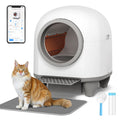 Homall Self Cleaning cat Litter Box with App Control Support WiFi and Safety Protection,Automatic Cat Litter Box for Multiple Cats with A Complimentary Garbage Bag