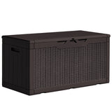 Homall 100 Gallon Outdoor Box Deck Plastic Resin Storage Box