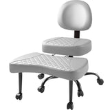 Homall Ergonomic Cross Legged Chair,360°Swivel Wheels, Height Adjustable Ergonomic Kneeling Desk Chairs for ADHD,Meditation ,Yoga and Home Office with Strong Lumbar Support