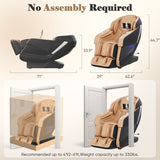 Homall 2025 Zero Gravity Massage Chair Full Body Shiatsu Recliner with SL-Track, Heating, Bluetooth & Touchscreen Control