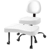 Homall Ergonomic Cross Legged Chair,360°Swivel Wheels, Height Adjustable Ergonomic Kneeling Desk Chairs for ADHD,Meditation ,Yoga and Home Office with Strong Lumbar Support