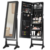 Homall Jewelry Aromire Full Length Mirror Adjustable Standing Jewelry Cabinet